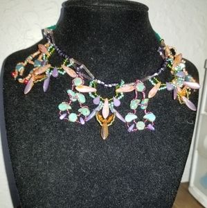 Handmade pastel pendant necklace